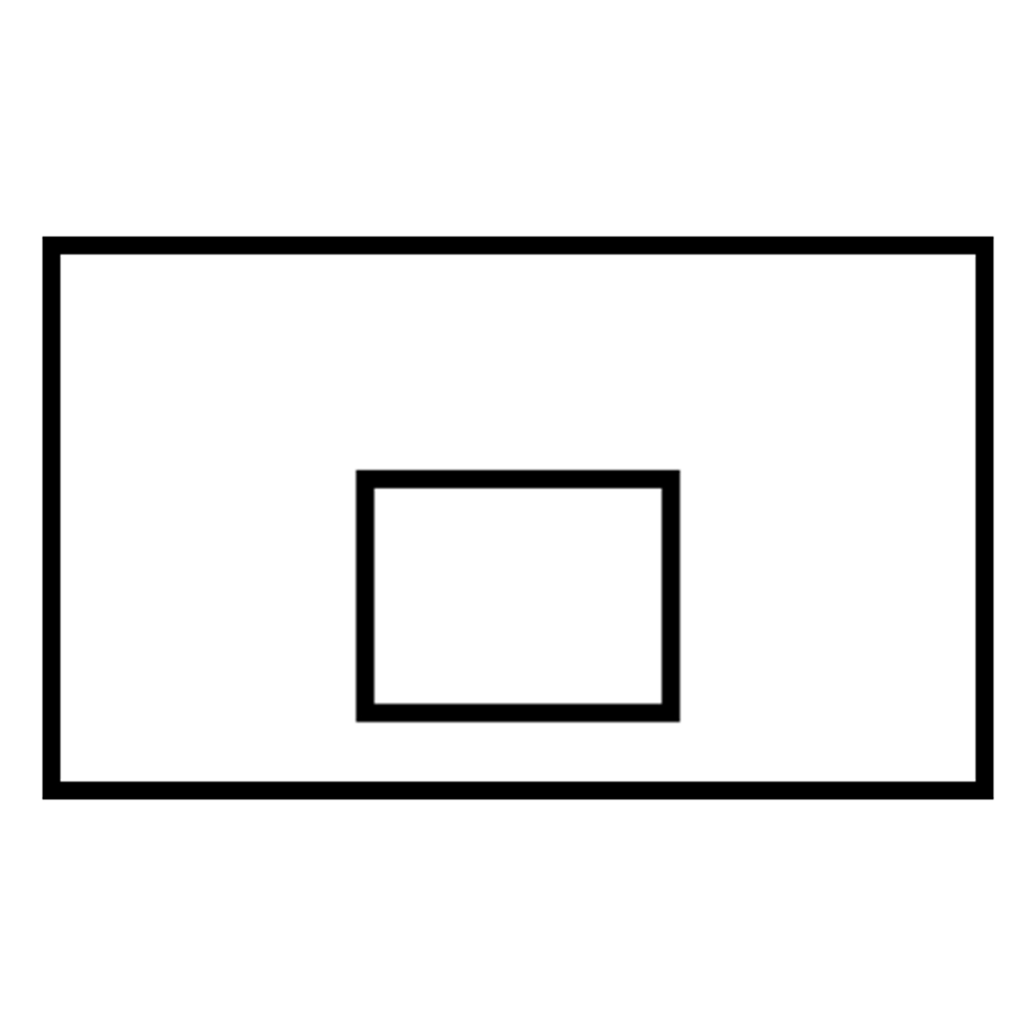 Basketball backboard wood, 180x105 cm